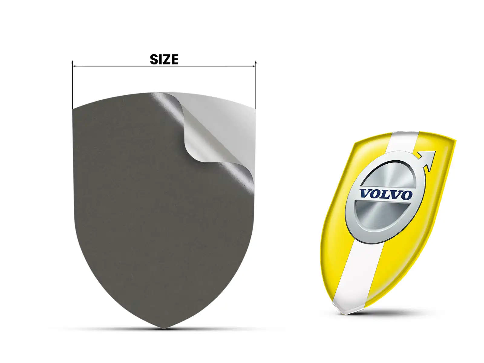 Volvo Pegatinas En Relieve Duraderas Premium Máximo 